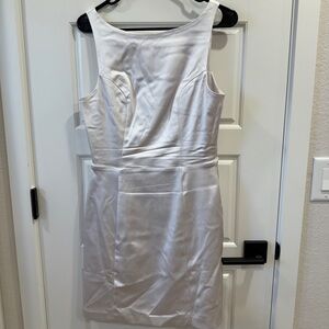 Abercrombie & Fitch Ivory Satin Dress